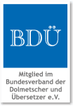 Mitglied im Bundesverband BDÜ - Rose-Marie Soulard-Berger